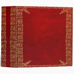 Falln Red And Gilded Gold Book 3 Ring Binder