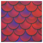 Falln Red and Purple Scales Fabric