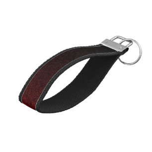 Falln Red & Black Glitter Gradient Wrist Keychain
