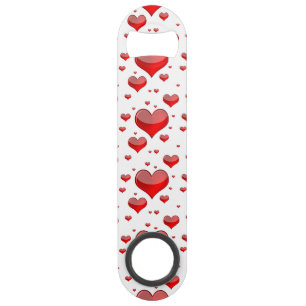 Falln Red Hearts (You Choose Background Color!) Bar Key