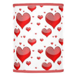 Falln Red Hearts (you Choose Background Color!) Lamp Shade at Zazzle