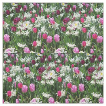 Falln Romantic Spring Morning Fabric by FallnAngelCreations at Zazzle