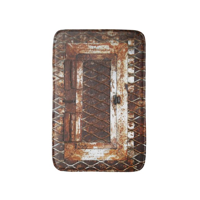 Falln Rusted Window Bath Mat (Front Vertical)