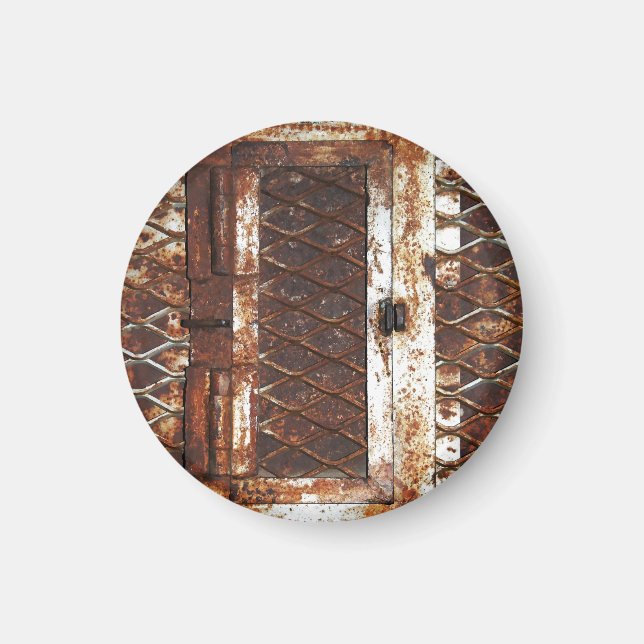 Falln Rusted Window Magnet (Front)