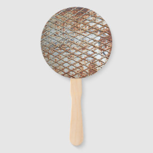 Falln Rusty Grate Hand Fan