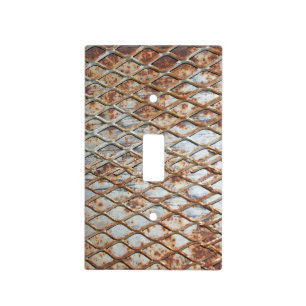 Falln Rusty Grate Light Switch Cover