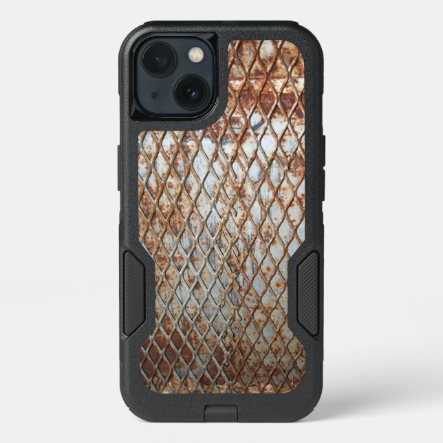 Falln Rusty Grate Otterbox iPhone Case (Back)