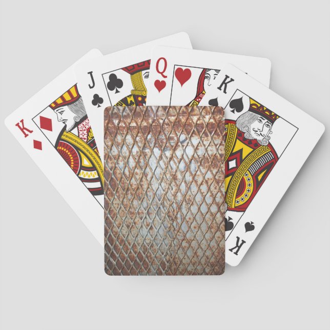 Falln Rusty Grate Poker Cards (Back)