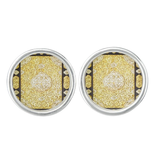 Falln Sacred Gold Cufflinks (Front)