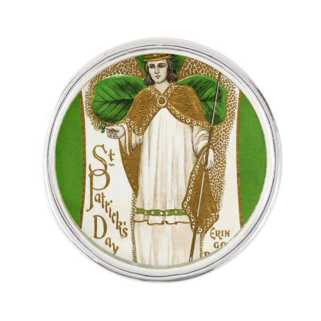 Falln Saint Patrick Lapel Pin (Front)