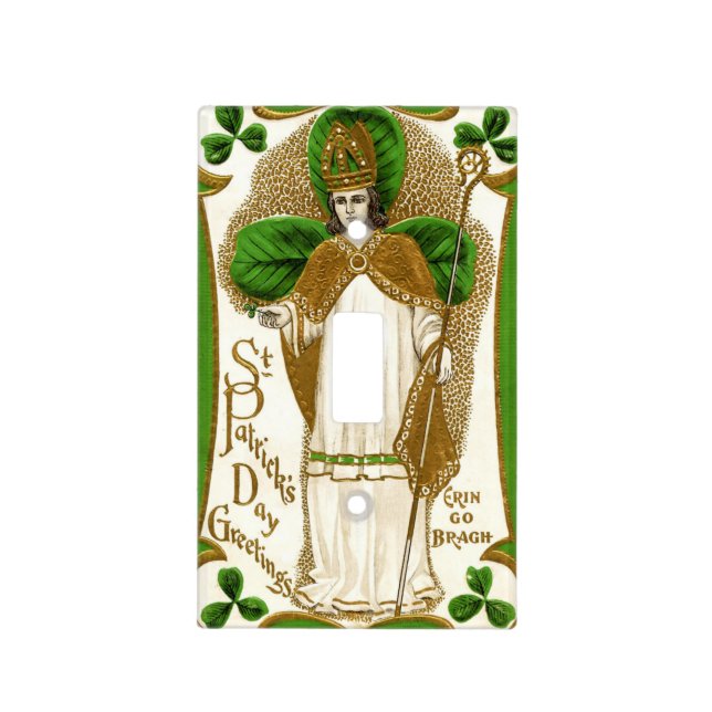 Falln Saint Patrick Light Switch Cover (Front)