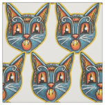 Falln Scaredy Cat Vintage Halloweenies Fabric