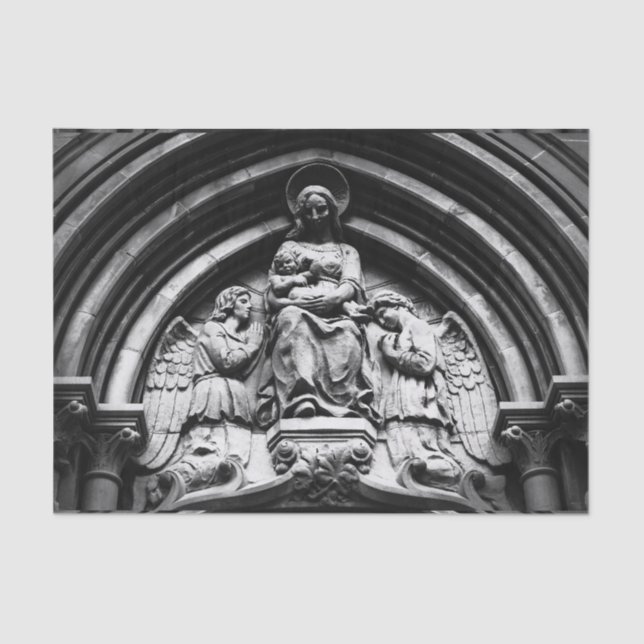 Falln She Waits On High Tissue Paper (Front)