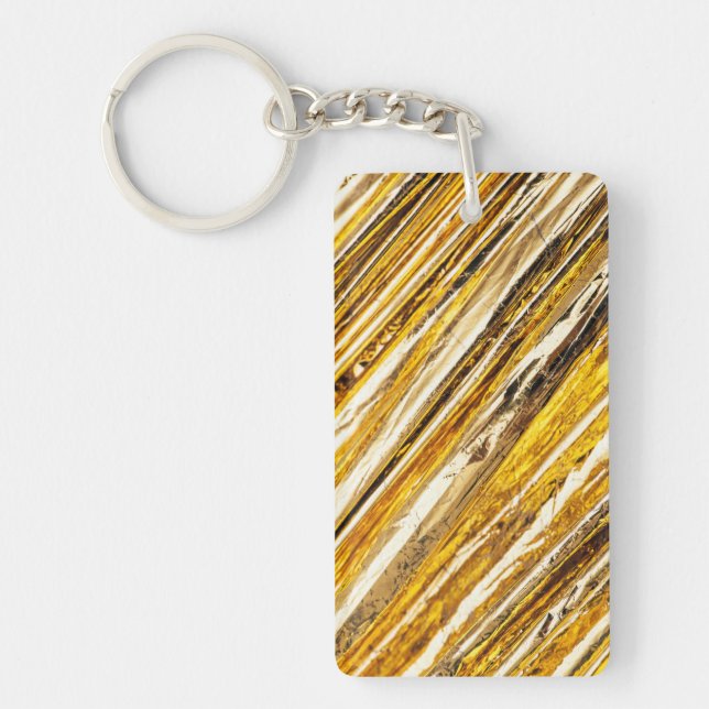 Falln Shimmering Gold Foil Keychain (Front)
