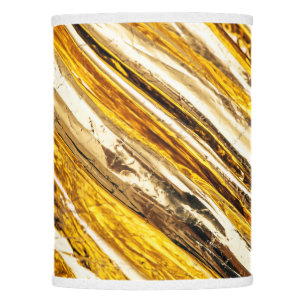 Falln Shimmering Gold Foil Lamp Shade