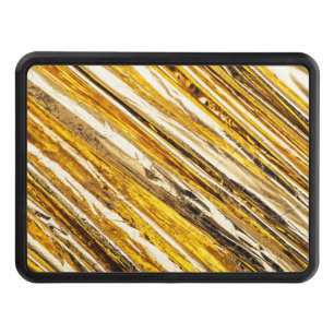 Falln Shimmering Gold Foil Trailer Hitch Cover