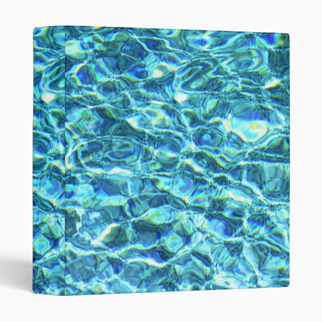 Falln Shimmering Water 3 Ring Binder (Front/Spine)
