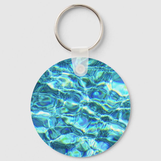 Falln Shimmering Water Keychain (Front)