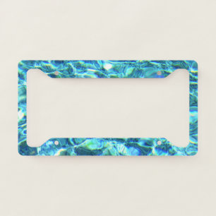 Falln Shimmering Water License Plate Frame