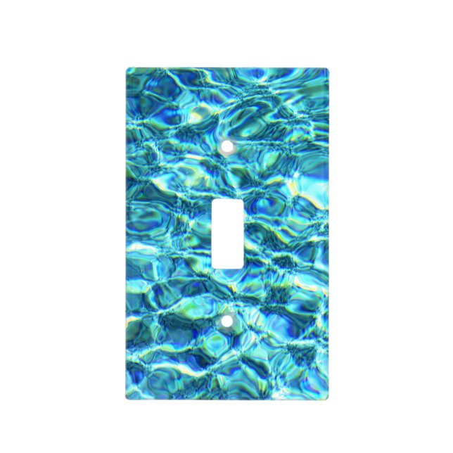 Falln Shimmering Water Light Switch Cover (Front)