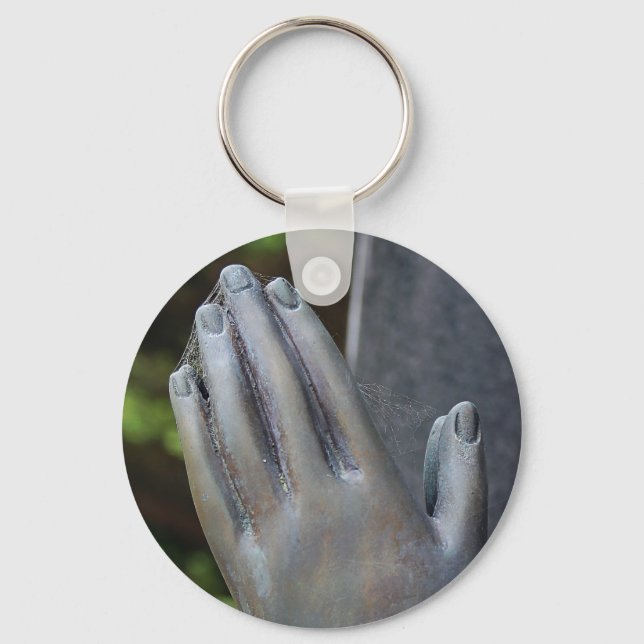 Falln Silent Prayer Keychain (Front)