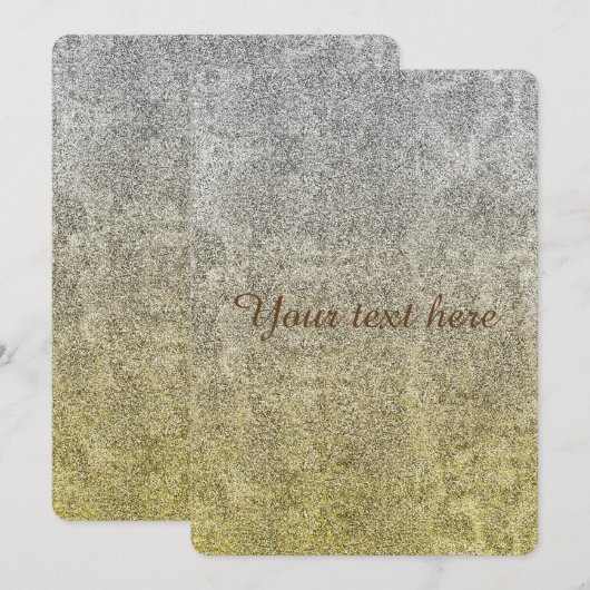 Falln Silver & Gold Glitter Gradient (Front/Back)