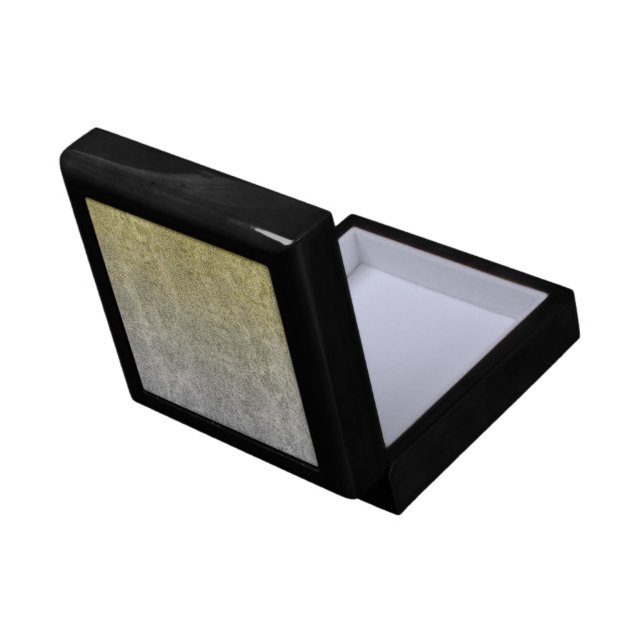 Falln Silver & Gold Glitter Gradient Jewelry Box (Back Open)