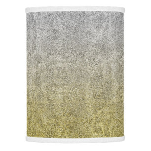 Falln Silver & Gold Glitter Gradient Lamp Shade