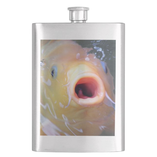 Falln Singing Ghost Koi Flask (Front)