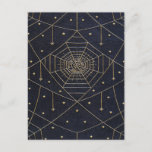 Falln Spider Silk Stars Postcard