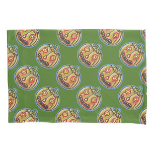 Falln Spooky Pumpkin Vintage Halloweenies Pillow Case