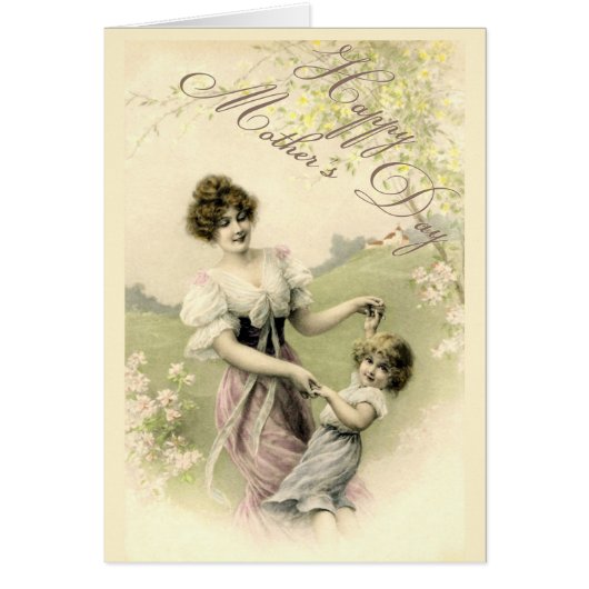 Falln Spring Time Dance Mother's Day Cards (Front)