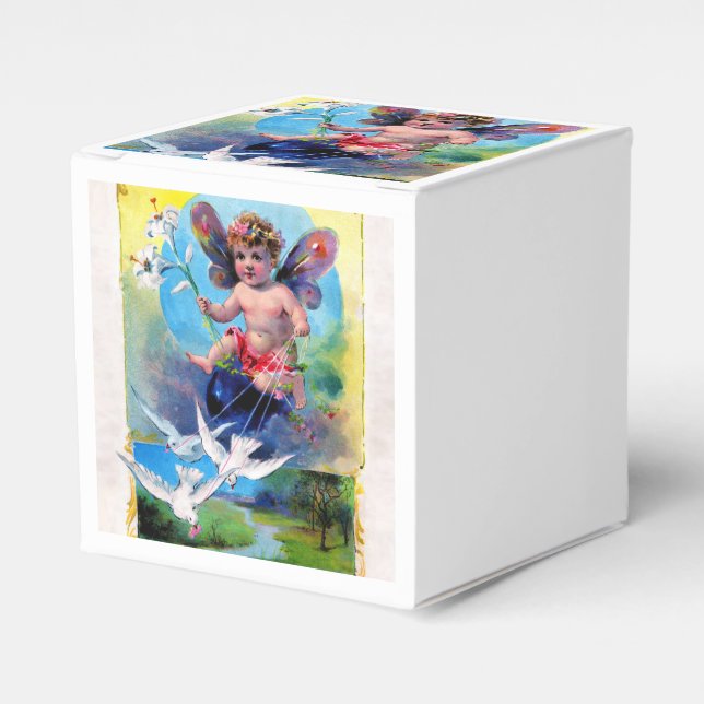 Falln Spring Time Fairy Favor Boxes (Front Side)