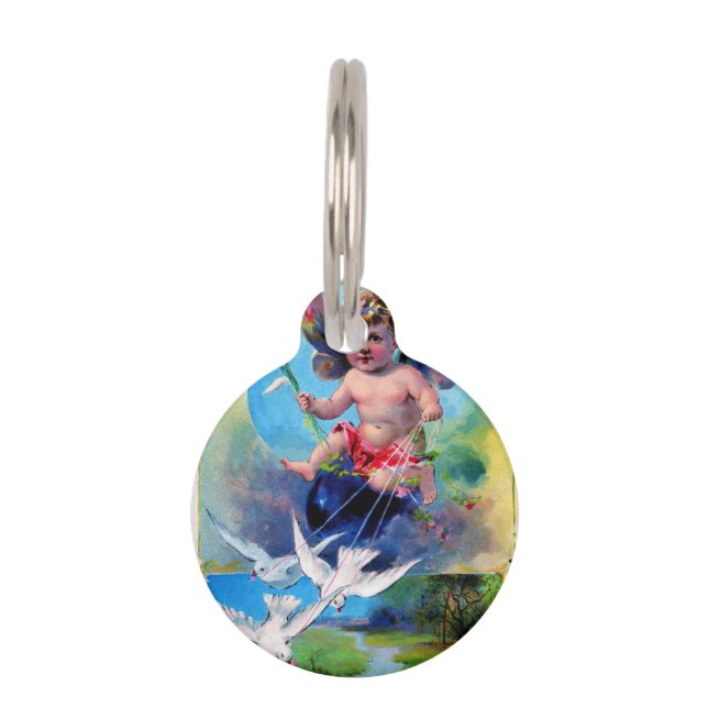 Falln Spring Time Fairy Pet ID Tag (Front)