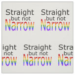 Falln Straight But Not Narrow (black text) Fabric
