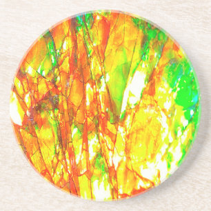 Falln Sunset Ammolite Coaster