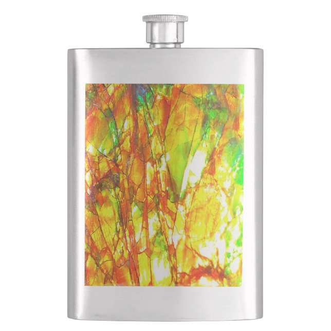 Falln Sunset Ammolite Flask (Front)