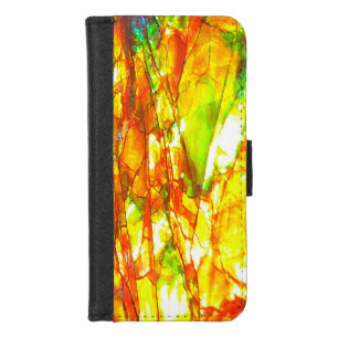 Falln Sunset Ammolite iPhone 8/7 Wallet Case