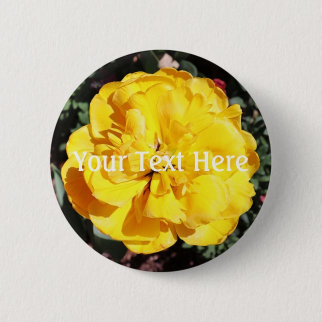 Falln Sunshine Floral Button (Front)