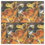 Falln Swirled Orange Stones Fabric