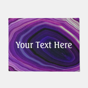 Falln Swirled Purple Geode Doormat