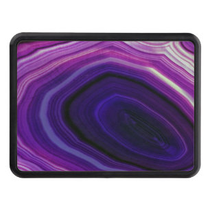 Falln Swirled Purple Geode Hitch Cover