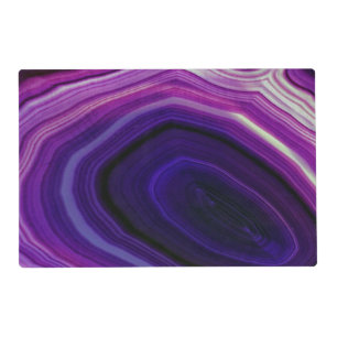 Falln Swirled Purple Geode Placemat