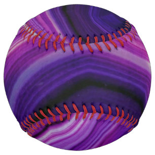 Falln Swirled Purple Geode Softball