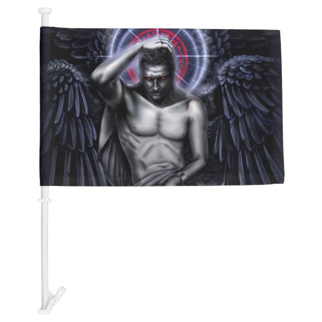 Falln Sympathy For The Devil Car Flag (Front)