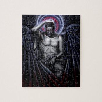 Falln Sympathy For The Devil Jigsaw Puzzle by FallnAngelCreations at Zazzle