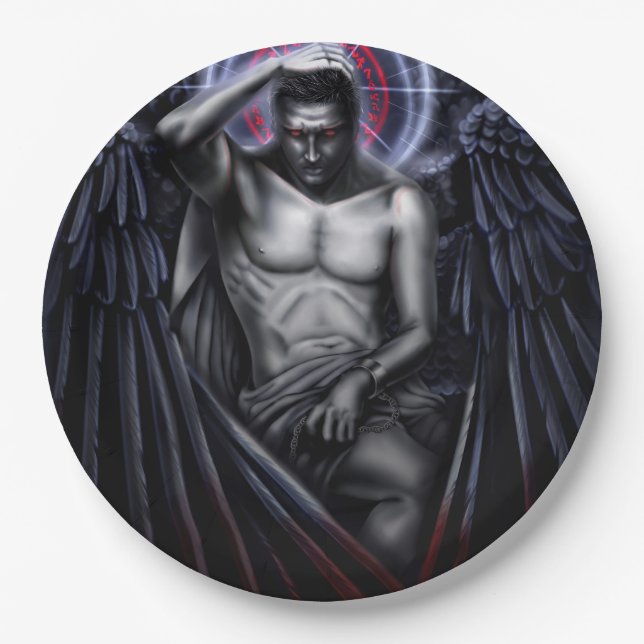 Falln Sympathy For The Devil Paper Plates (Front)