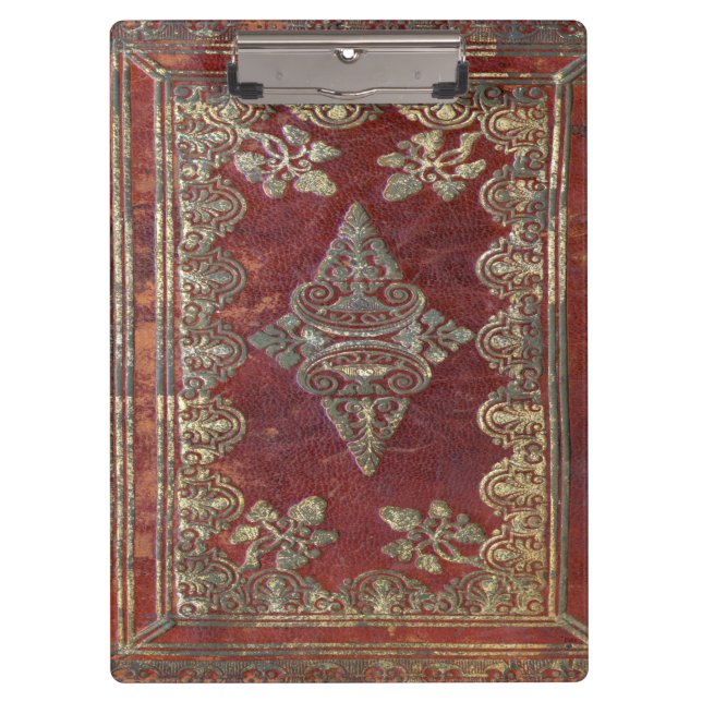 Falln Tarnished Brass Book Clipboard (Front)