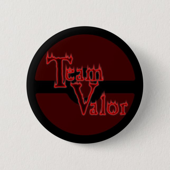 Falln Team Valor Button (Front)
