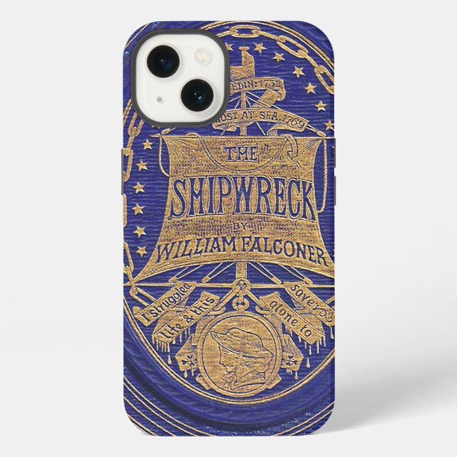 Falln The Shipwreck Book Iphone Case (Back)